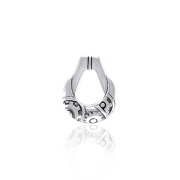 Best of the old and new ~ fine Sterling Silver Jewelry Steampunk Pendant TPD3925